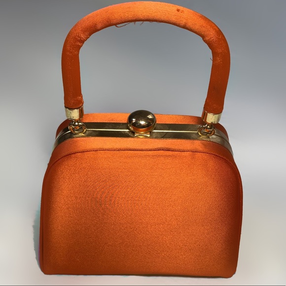 Nicole Miller Handbags - Vintage 1980s Nicole Miller Satin Handbag 🔥🧡